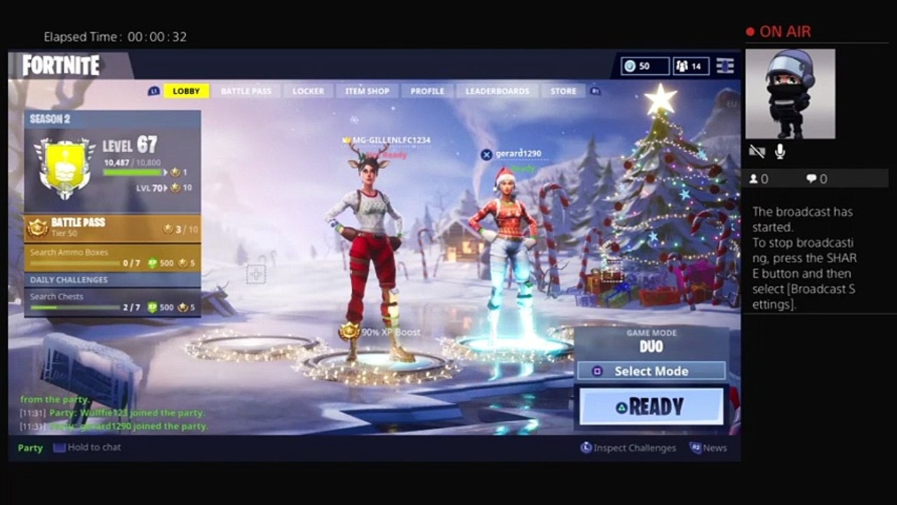 MG-GILLENLFC1234's Live PS4 Broadcast