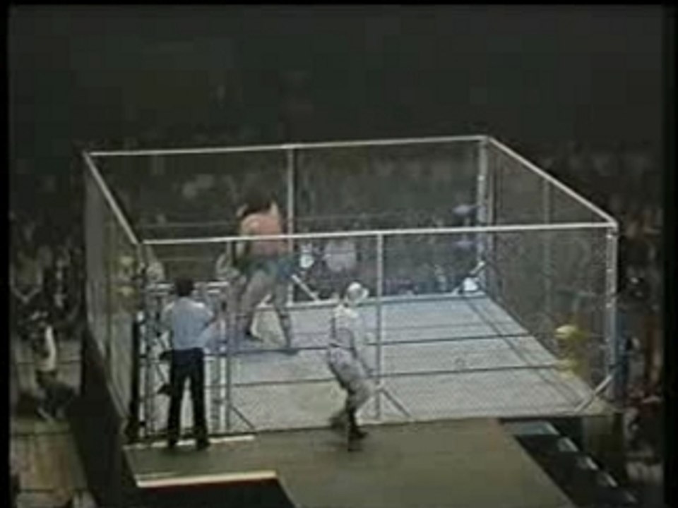 Andre The Giant vs Kamala - Cage Match - 1984
