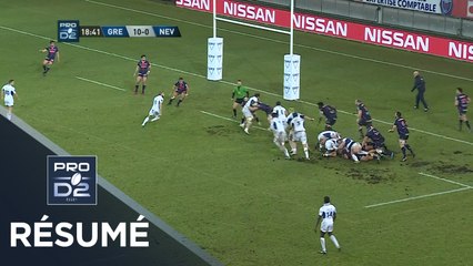 PRO D2 - Résumé Grenoble-Nevers: 13-10 - J19 - Saison 2017/2018