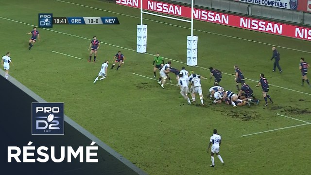 PRO D2 - Résumé Grenoble-Nevers: 13-10 - J19 - Saison 2017/2018