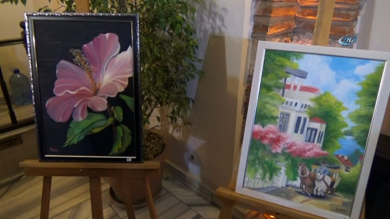 Kas hastası Yıldız’dan Umut Işığı sergisi