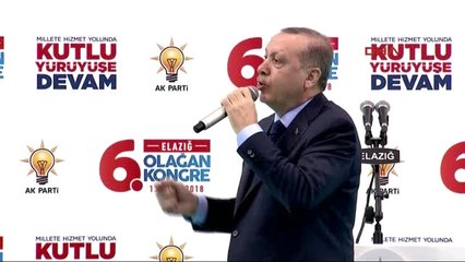 Elazığ-Cumhurbaşkanı Erdoğan AK Parti İl Kongresi'nde Konuştu