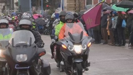 22.000 "pingüinos" migran a Valladolid en el tradicional desfile de banderas