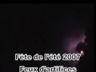 Feux d'artifice fête de l'été 2007