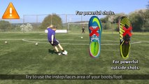 How to Shoot a Soccer Ball with Power - Tutorial by freekickerz