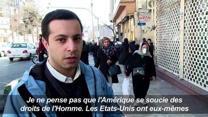 Des Iraniens réagissent aux menaces de sanctions de Trump