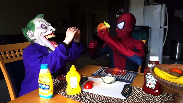 Spiderman vs Joker w Frozen Elsa, Spidergirl, Iron Man & Captain America! Funny Superheroes | Superheroes | Spiderman | Superman | Frozen Elsa | Joker