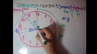 CEPREUNMSM Lógico Matemático(Cronometría) Semana 9 Evaluación Ejercicio 7