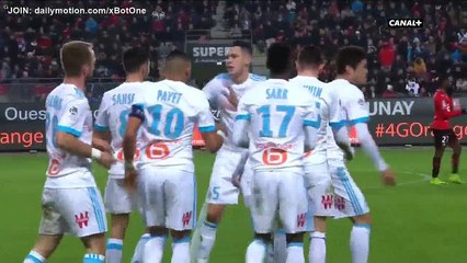 Morgan Sanson Goal HD - Rennes 0 - 2 Marseille - 13.01.2018 (Full Replay)