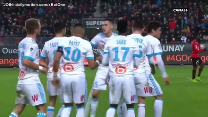 Rennes 0-2 Marseille But Morgan Sanson