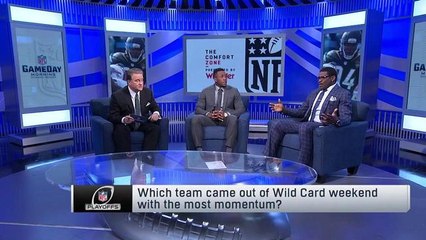 Which team came out of Wild Card weekend with the most momentum?