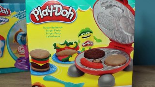 Masza i Niedźwiedź przygotowują Burger Barbecue Play-Doh / Misha & Masha & Fun Grill Play-Doh