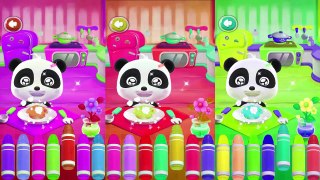 Baby Learn Color with My Talking Panda | Kids Animation Education Cartoon Video!
