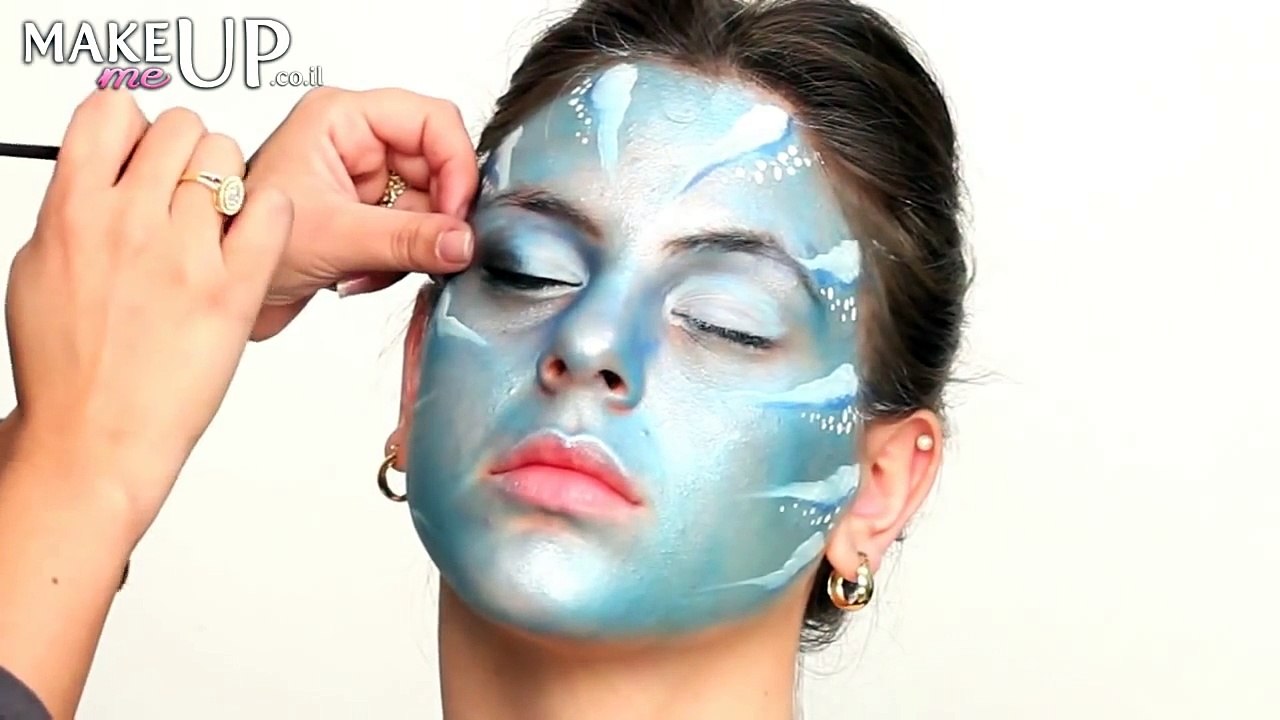 מדריך איפור לפורים - אוואטר-נייטירי / Avatar Makeup Tutorial