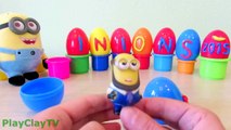 8 SURPRISE EGGS Minions new HD childrens toys kinder surprise eggs миньоны игрушки