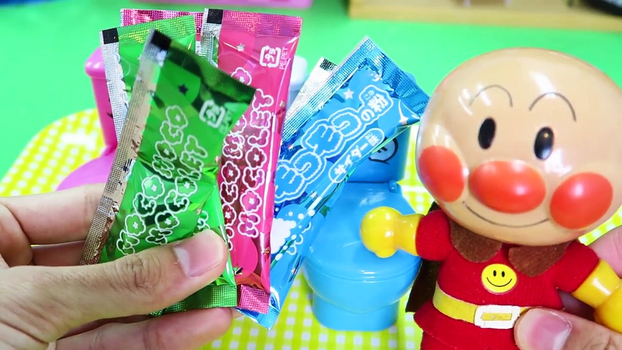 アンパンマン もこもこモコレット トイレ 泡遊び Soda Foam Bubble Juice 人形劇