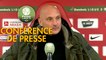 Conférence de presse Stade Brestois 29 - AC Ajaccio (2-3) : Jean-Marc FURLAN (BREST) - Olivier PANTALONI (ACA) - 2017/2018