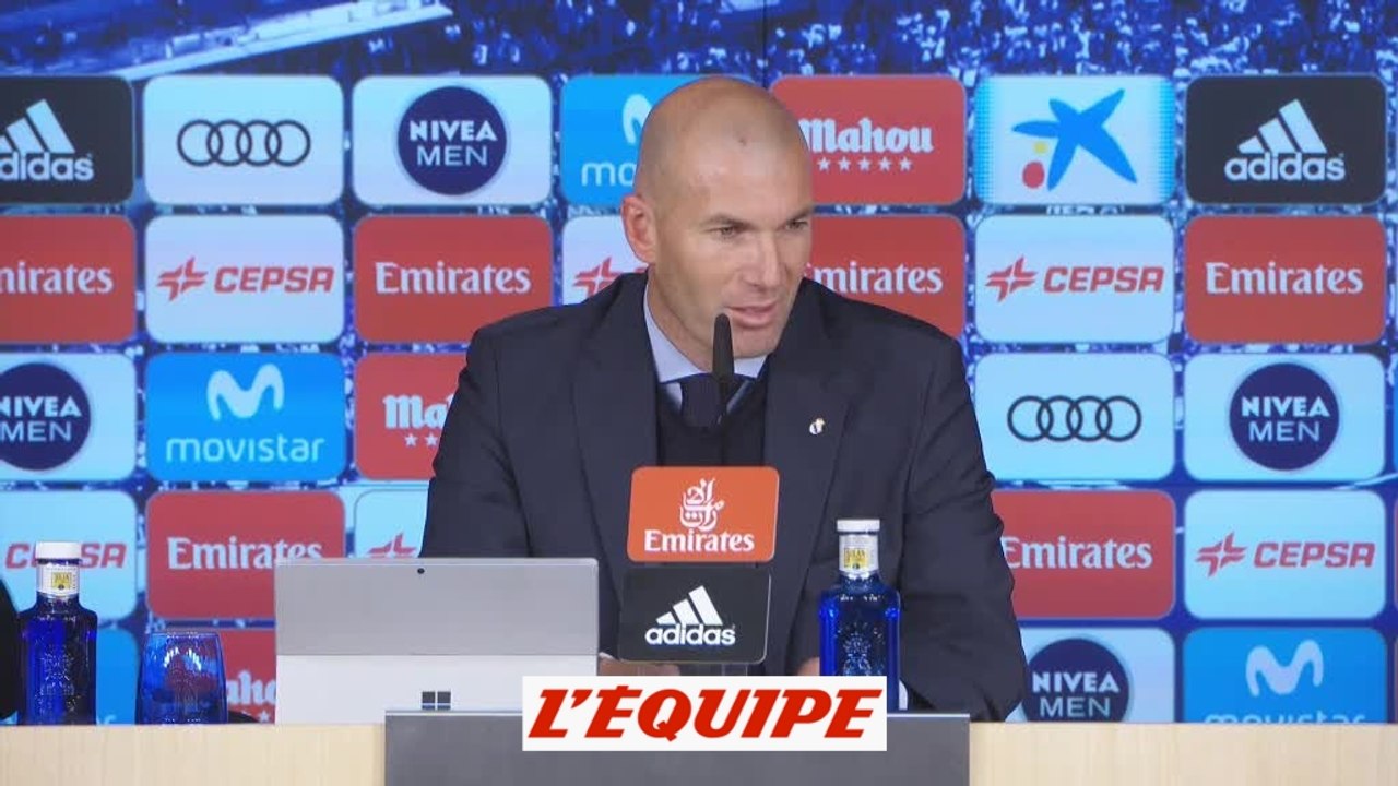 Foot - ESP - Real : Zidane «Je ne suis pas content»
