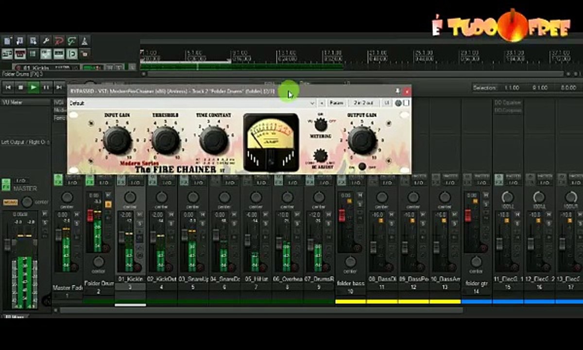 2- MIxing Free-Drums Buss