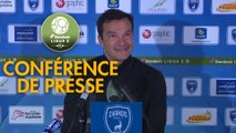 Conférence de presse Chamois Niortais - AS Nancy Lorraine (0-0) : Denis RENAUD (CNFC) - Vincent HOGNON (ASNL) - 2017/2018