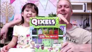 マインクラフトごっこ ビーズでマインクラフトのキャラクターを作ったよ！QIXELS Minecraft Charers MayuChannel