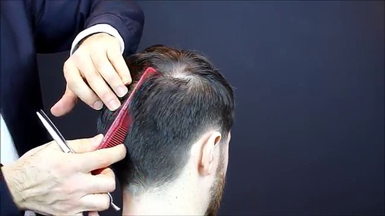 How to cut mens hair short back and sides with clipper over comb Full