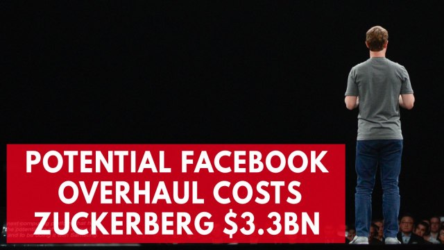 Mark Zuckerberg lost $3.3 billion from stock fall after announcing a potential Facebook change