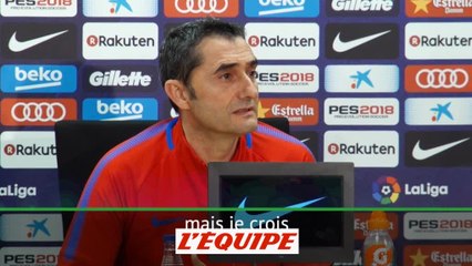 Foot - ESP - Barça : Valverde se montre rassurant pour Dembélé