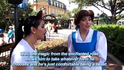 Angela meets Disney Princesses at Epcot