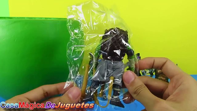 Huevo Gigante Sorpresa de Tortugas Ninja + Ninja Turtles Giant Egg + Shredder + Olaf + Shopkins