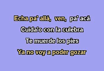 Banda Machos - La culebra (Karaoke)