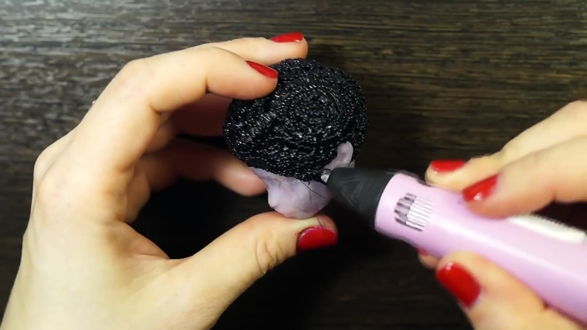⁣ООАК ТВАЙЛЫ / ПАРИК 3Д РУЧКОЙ МОНСТЕР ХАЙ ПЕРЕРИСОВКА ЛИЦА КУКЛЫ 3D PEN ДЛЯ КУКОЛ Рисовать
