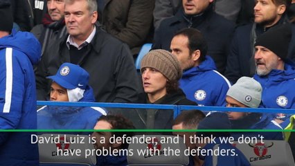 Download Video: We don't have a defensive problem, that's why Luiz doesn't play - Conte