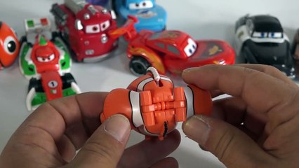 Disney Cars Egg toys, Lightning McQueen, Red, Mater, Finding nimo, Sheriff