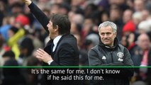 Conte feels 'the same' contempt towards Mourinho
