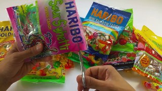 Singing The ABC SONG with A lot of Candy by HARIBO Good for Children and Grown ups
