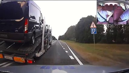 Ces policiers russes prennent en chasse un chauffeur de camion ivre