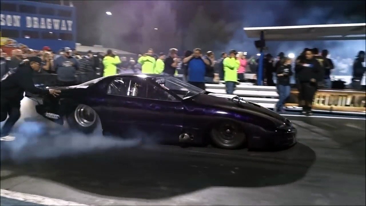 Fireball Camaro vs Birdman at Tucson Street Outlaws No Prep