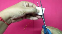 How to make Paper Flower Mogra / Arabian Jasmine (Flower # 84)