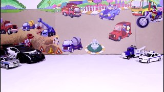 VIDEO FOR CHILDREN with Toy Cars Police