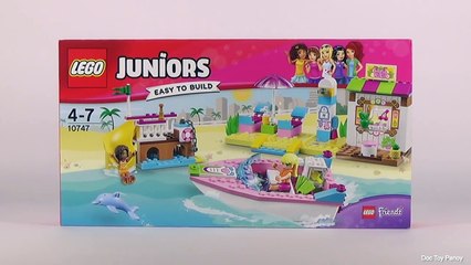 LEGO Juniors (Friends) Andrea & Stephanies Beach Holiday - Playset 10747 Toy Unboxing & Speed Build