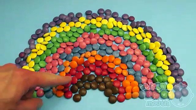 Top 5 Most Viewed Learn Colours with Surprise Eggs and a Smarties Rainbow!