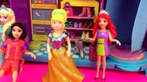 Polly Pocket Dolls Clothes Dress Up Fashion Challenge Game for Kids Toys Disney Princess Magiclip