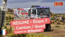 Résumé - Camion/Quad - Étape 7 (La Paz / Uyuni) - Dakar 2018