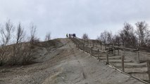 Balade un jour d'hiver à la mine d'Abbaretz, côté terril