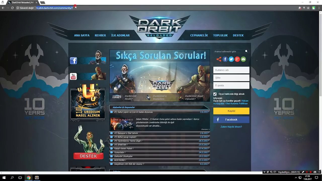 Darkorbit Uridium / GG / Arge | Payment Bug [New Account]