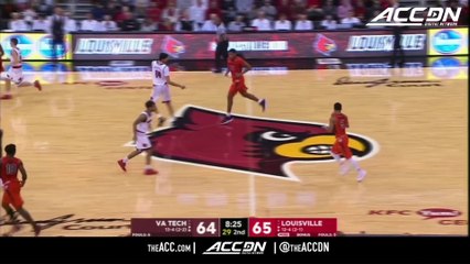 Virginia Tech vs. Louisville Basketball Highlights (2017-18)