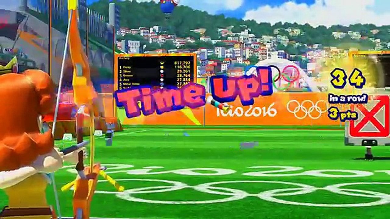 ABM: Daisy Vs Sticks !! Mario & Sonic at the Rio 2016 Olympic Games (Archery)