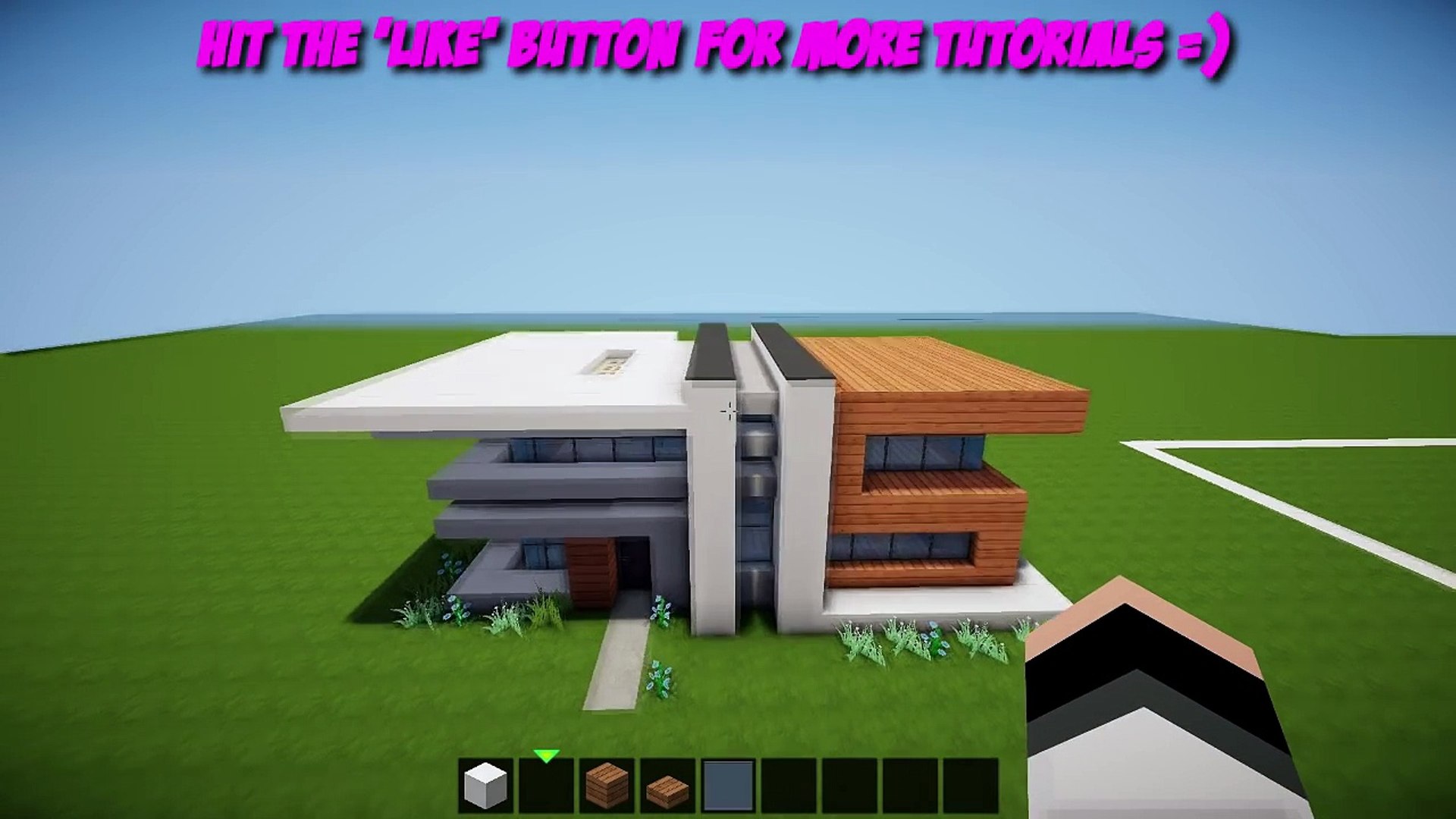 Minecraft: Small Easy Modern House Tutorial - How to Build a House