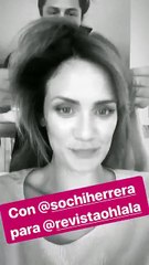 Paula en back para la revista OHLALA 3 - 11 de Enero